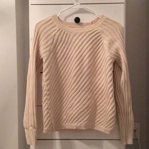 Cream old navy sweater